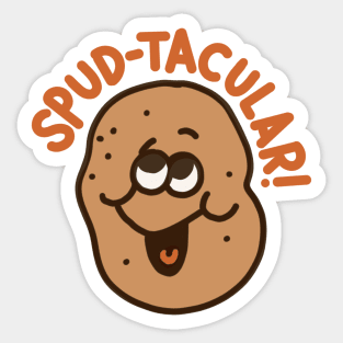 Spud-tacular - Potato Pun Sticker